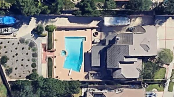 The house from the movie "Poltergeist"