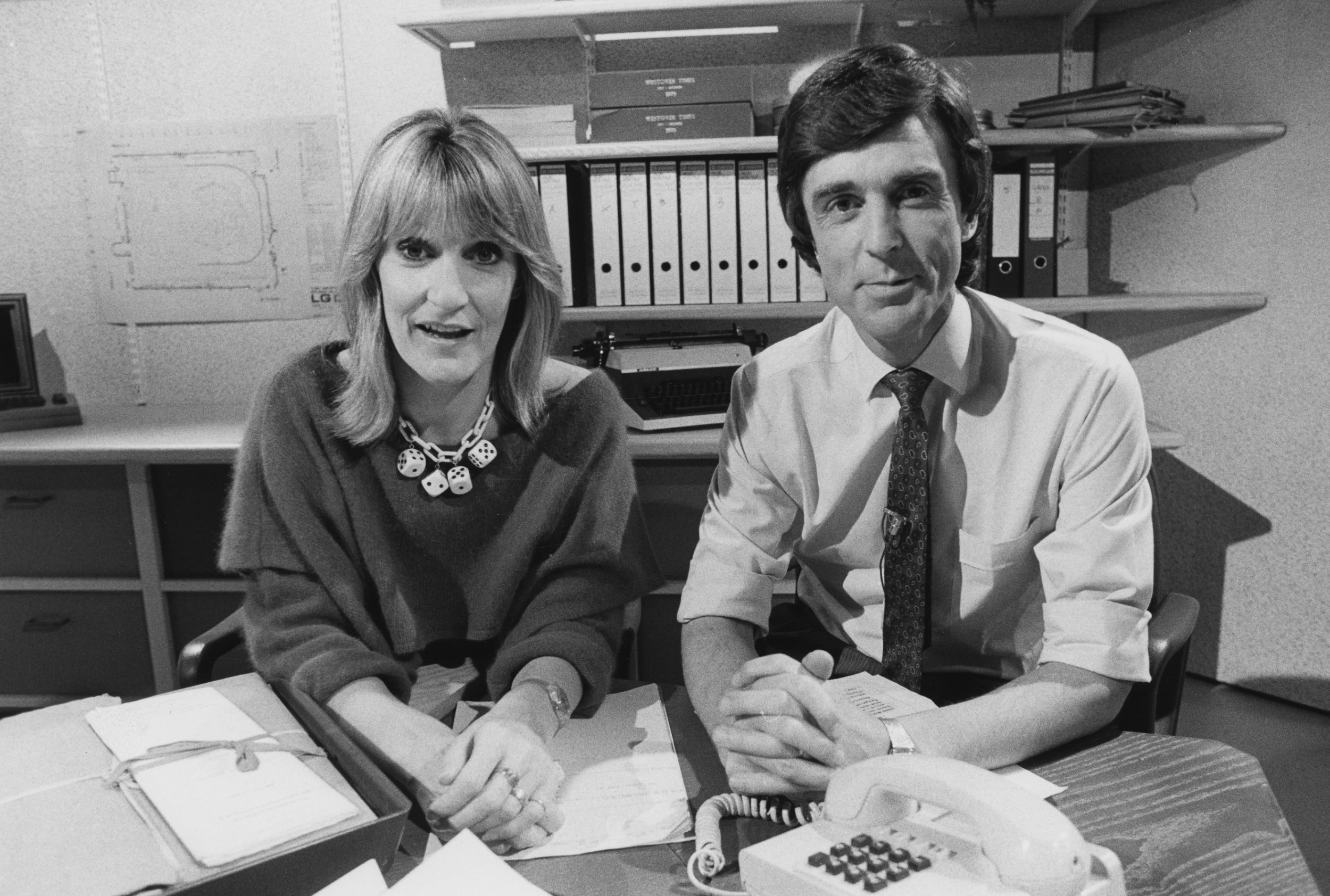 Lynn Faulds Wood and John Stapleton photographed for Radio Times with the BBC show Watchdog