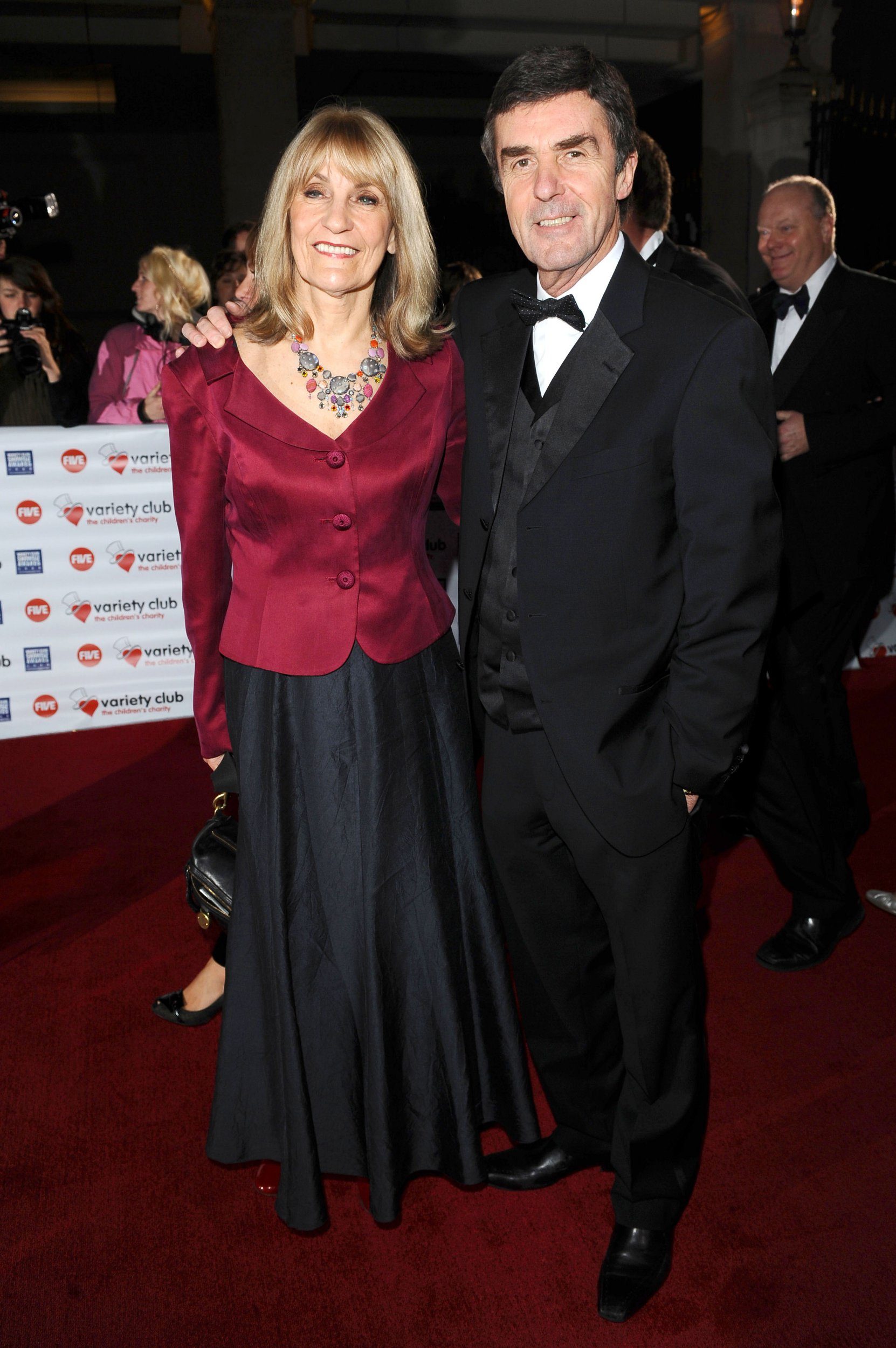 Lynn Faulds Wood and John Stapleton at the Variety Club Showbiz Awards in 2009