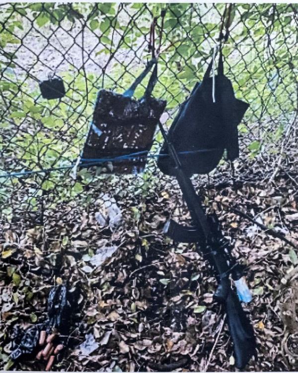 A go pro, an AK-47 and a bag were discovered near the attempted assassination site.