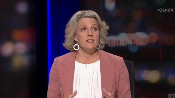 Ms O’Neil appeared on ABC’s Q+A on Monday night. ABC