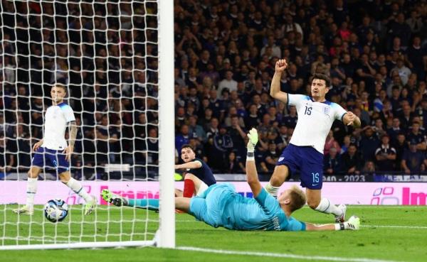 England's Maguire says he can handle the jeers after Scotland 'banter'