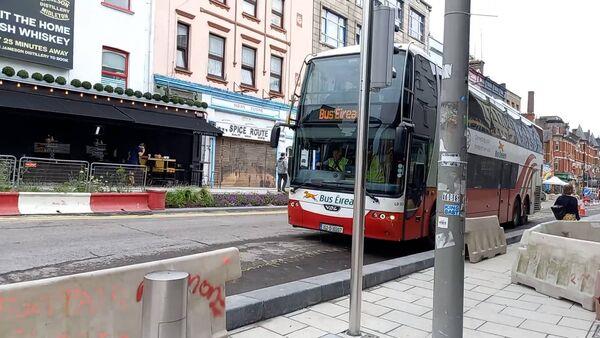 Works taking place on MacCurtain St. Picture: Eoin English
