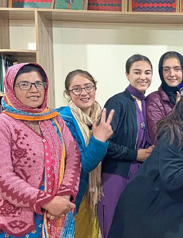 Some of the local women who shared their stories with the Malaysian tourists.