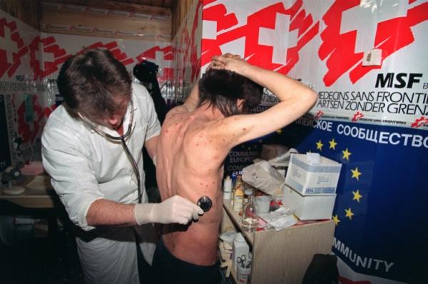 Russian doctors working for the international NGO