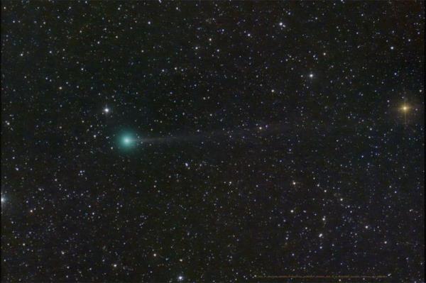 新发现的彗星将在本周末夜空中可见