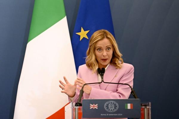 Italian Prime Minister Giorgia Meloni