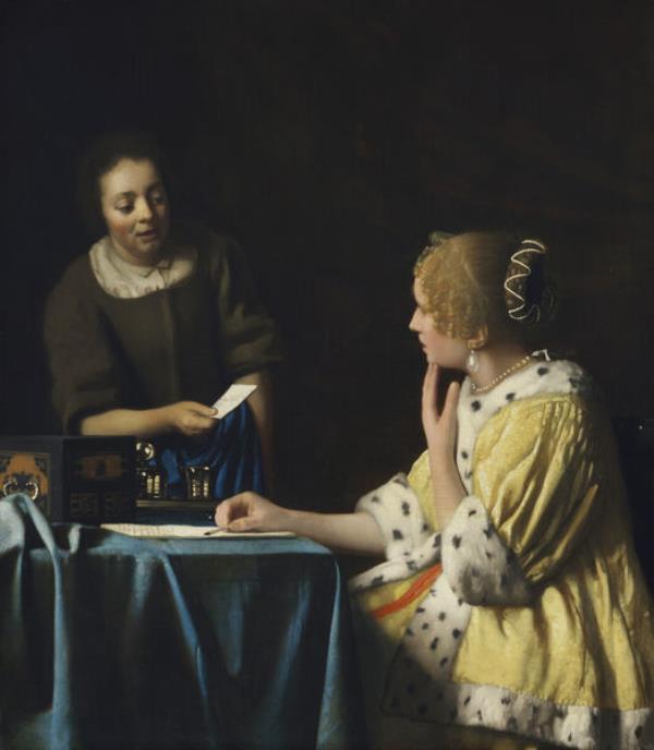 'Mistress and Maid' by Vermeer. Picture: Joseph Coscia Jr 'Mistress and Maid' by Vermeer. Picture: Joseph Coscia Jr