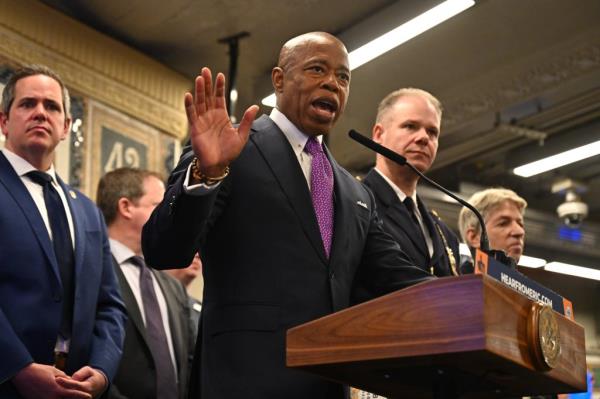 New York City Mayor Eric Adams