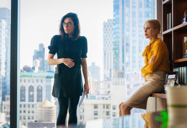 Halina Reijn and Nicold Kidman on set