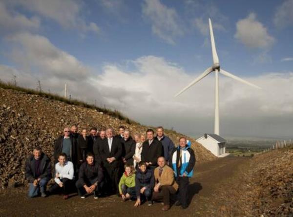  Established in 2012, Community Power was a natural progression from Templederry Wind Farm; it generates roughly the same amount of electricity used by the town of Nenagh from its two turbines. The ethos of the company is its meaningful ownership structures for communities and individuals in the renewable energy sector. It ensures that any surplus revenue generated remains in the communities, bolstering the local circular economy.