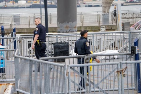 NYPD Scuba Team recovered a body from the East River in Brooklyn on Monday May 13, 2024. 1049. The body was brought to the ferry dock at North 5th Street.