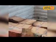 The health department conducted the raid at M/s Venkatesh Agency located at Pali city. (News18 Rajasthan)