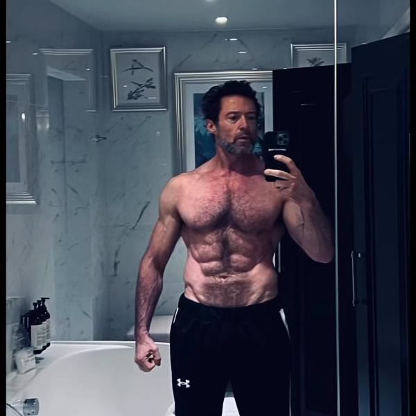 The 55-year-old shared a shirtless photo on Instagram account with 34 million followers.