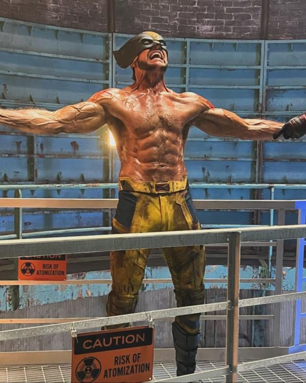 Hugh Jackman credits "eight people" for helping him get in shape for "Deadpool & Wolverine.”