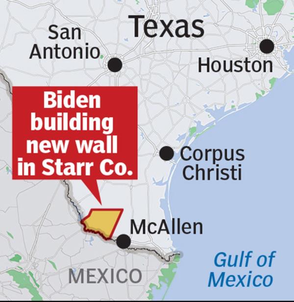 26 federal laws swept aside for a new section of border wall to be built - right through a wildlife preserve, farmland and small towns