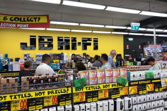 Hunting for bargain at JB Hi-Fi: The big splurge is over.