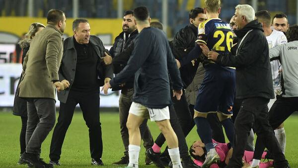Domestic football in Turkey suspended after ‘shameful’ attack on referee
