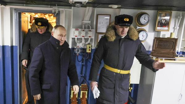 Putin visits shipyard as two new nuclear submarines are commissioned
