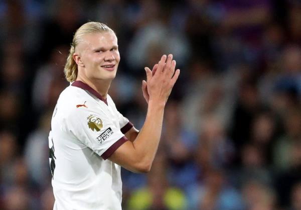 Haaland back in the groove with double as Man City win at Burnley