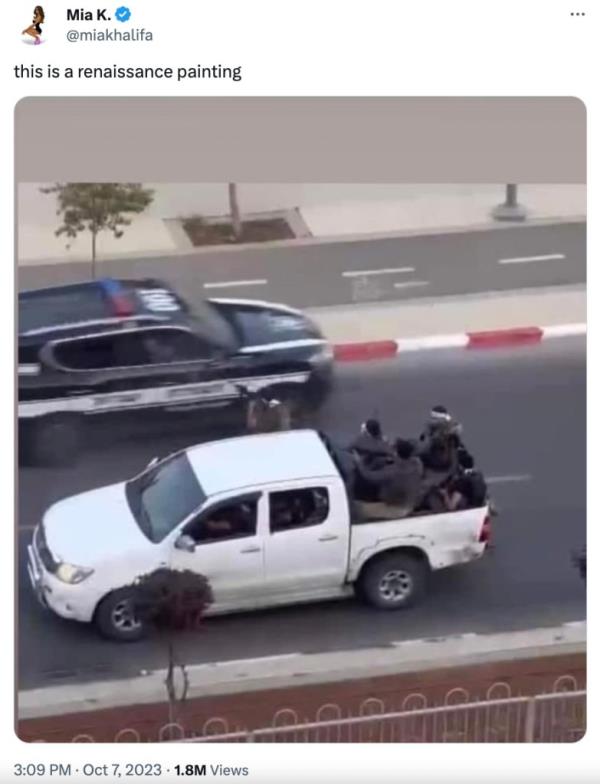 Khalifa called the Hamas militants "freedom fighters."