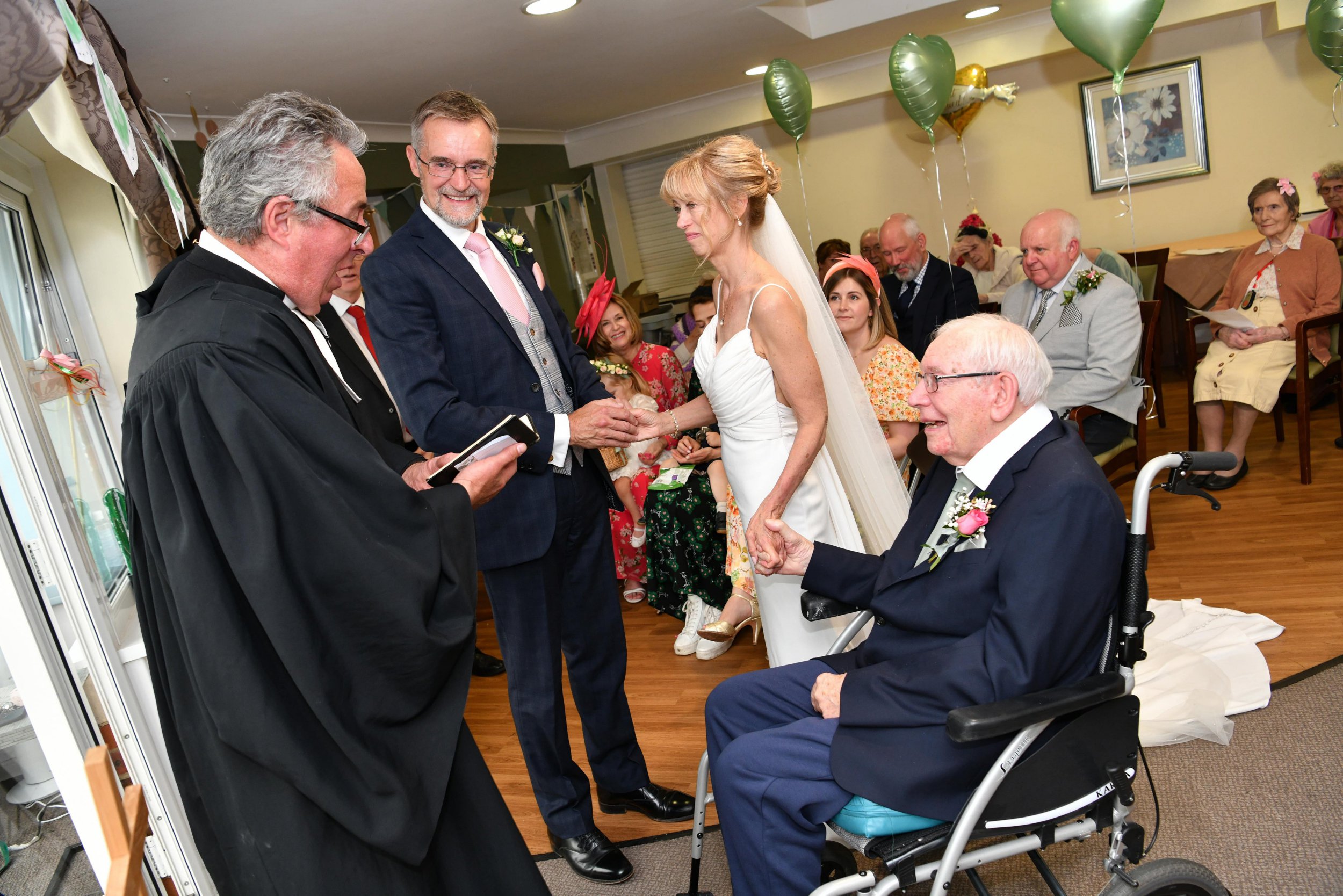 The Spinney Care Home hosts wedding blessing for Henry's daughter & son-in-law