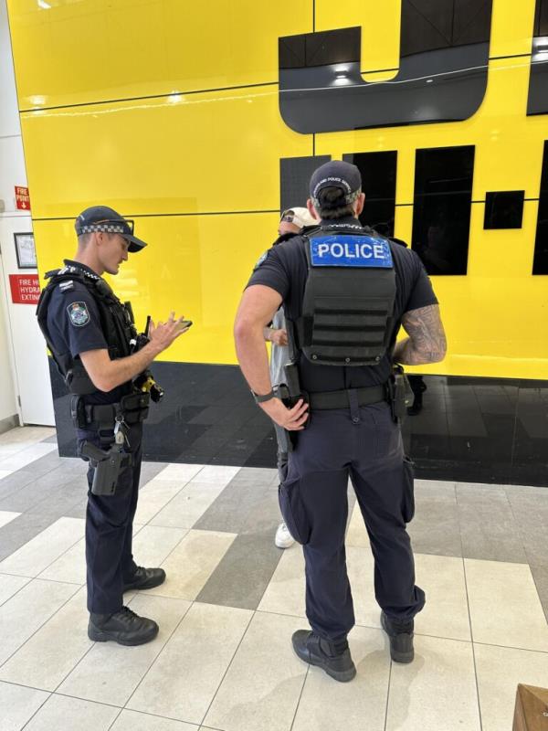 GC Officers wanding at Australia Fair