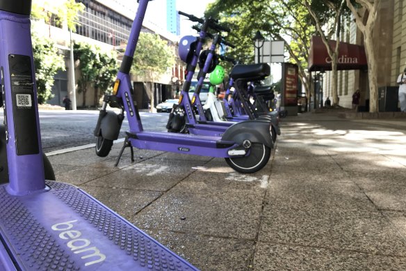 So far, 1000 Beam scooters have been taken off Brisbane’s streets, with the remainder to be collected by December.