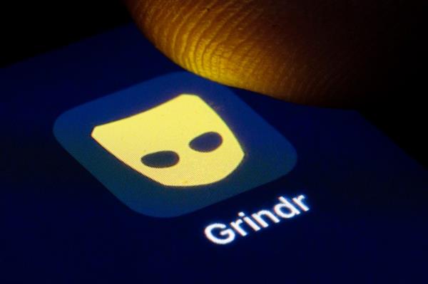 Grindr约会应用标志