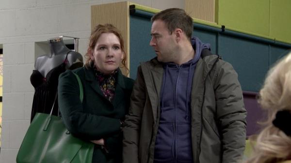 Fiz and Tyrone at Underworld in Corrie