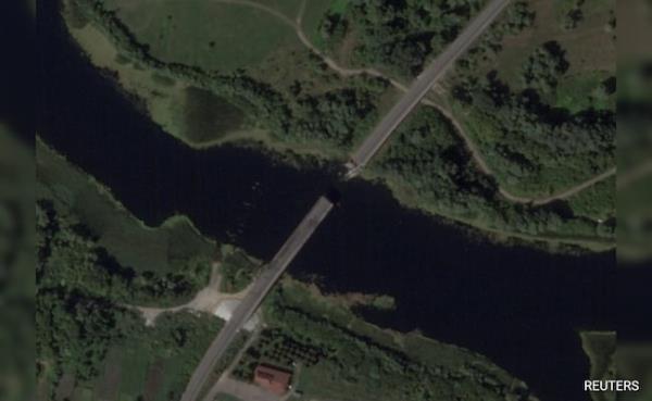 Ukraine Says Struck Second Key Bridge In Russia's Kursk As Incursion Continues