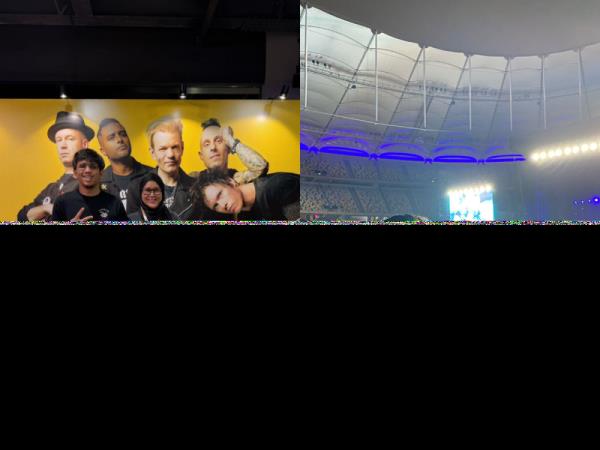 A mother of two, Mya Nabila and her husband find time to go to concerts especially when it comes to their favourite acts. — Picture courtesy of Mya Nabila
