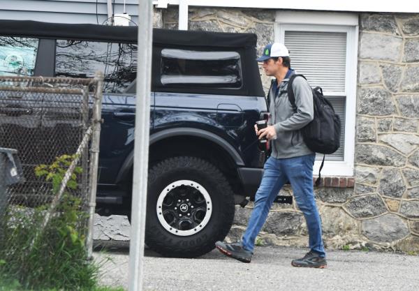 Rob Marciano leaves his Harrison, NY home