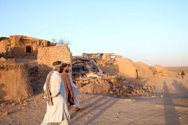 about six villages have been destroyed, and hundreds of civilians have been buried under the debris, he said while calling for urgent help.