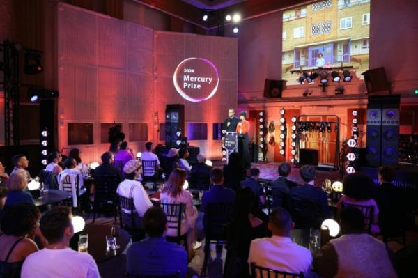 A general view of the Mercury Music Awards 2024 at Abbey Road Studios on September 05, 2024 