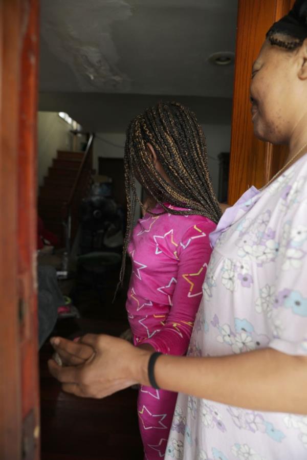 Photo shows victim's back.
