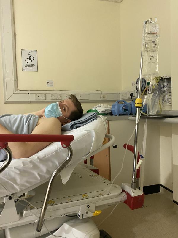 Matt suddenly fell violently ill