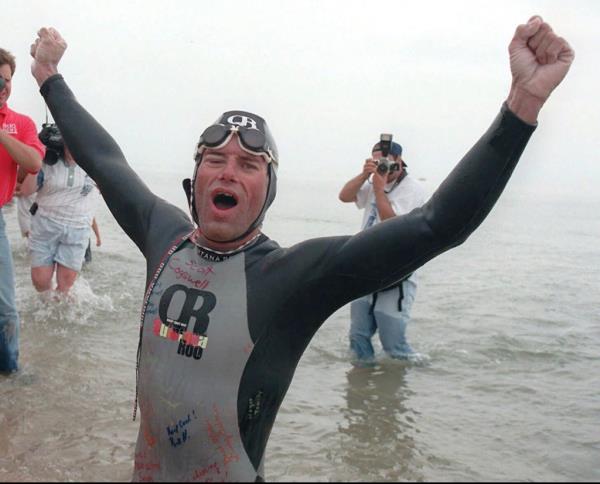 Marathon swimmer Jim Dreyer.