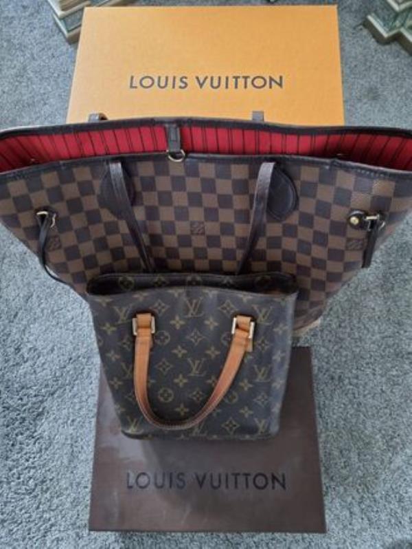 A Louis Vuitton deisgner luxury bags seized during a CAB raid. A Louis Vuitton deisgner luxury bags seized during a CAB raid.