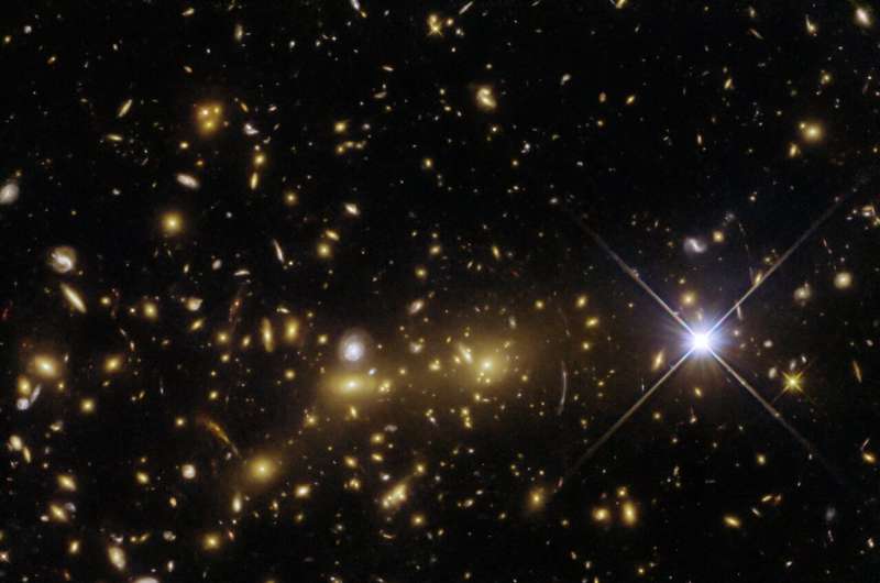 Hubble views a galactic monster