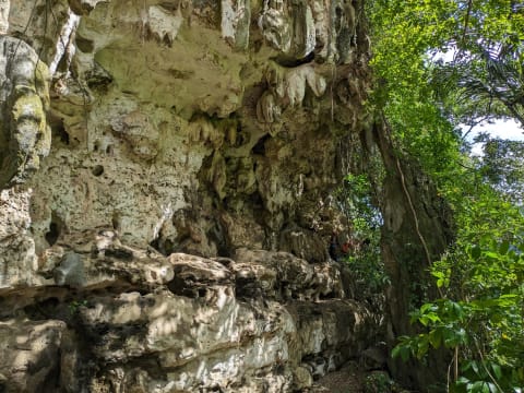 The entrance to Leang Karampuang cave, where some of the oldest cave art has been found.