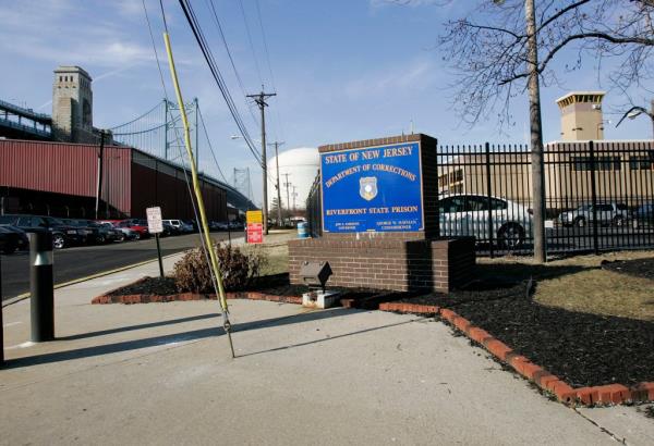 *A tower of New Jersey Department of Corrections Riverfront State Prison, right, is seen Friday, Jan. 23, 2009,