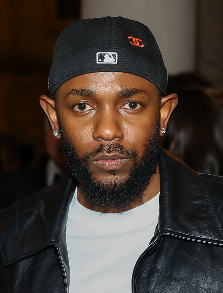 Kendrick Lamar looks into the camera