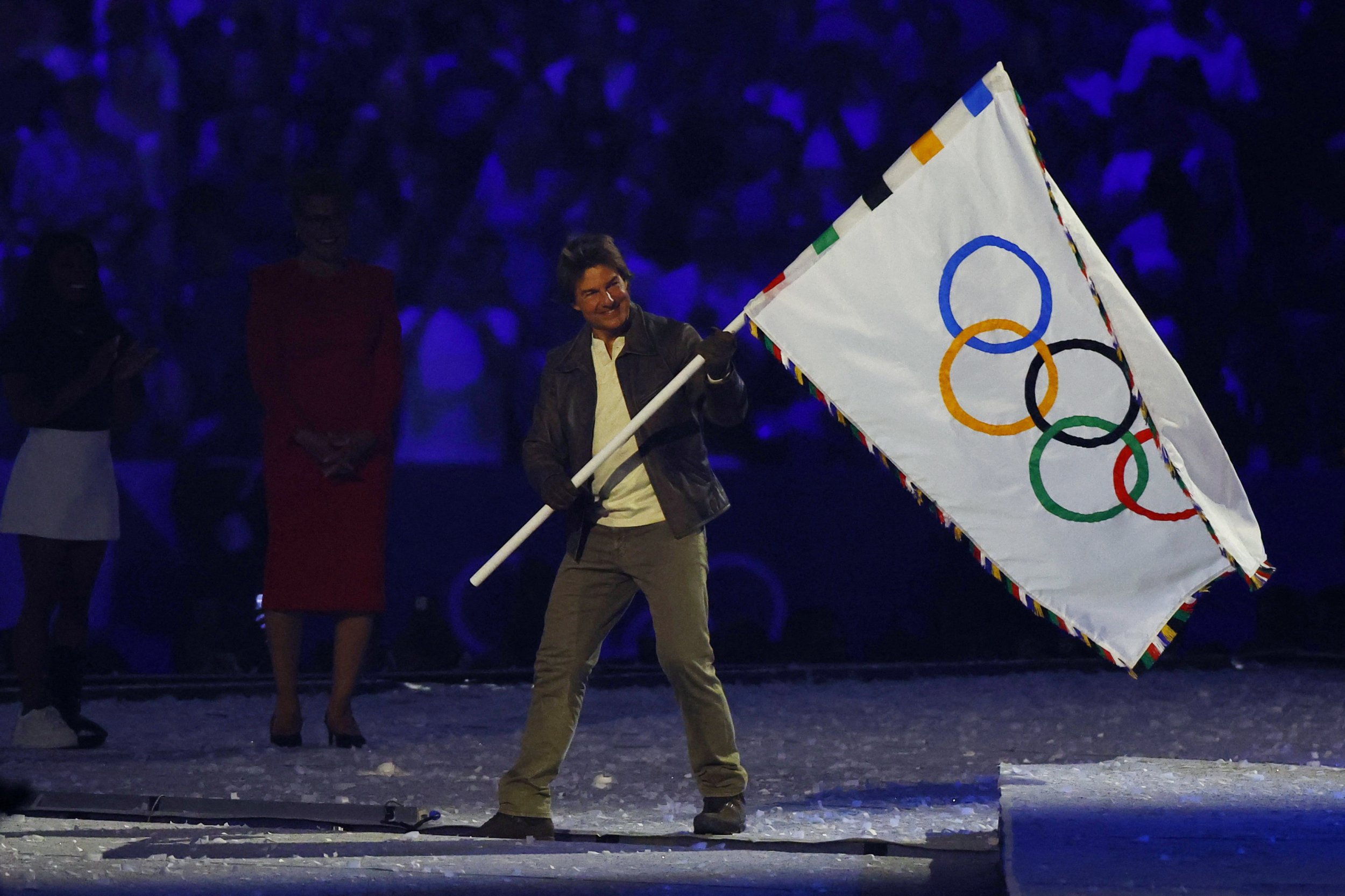 Tom Cruise at the Paris 2024 Olympics