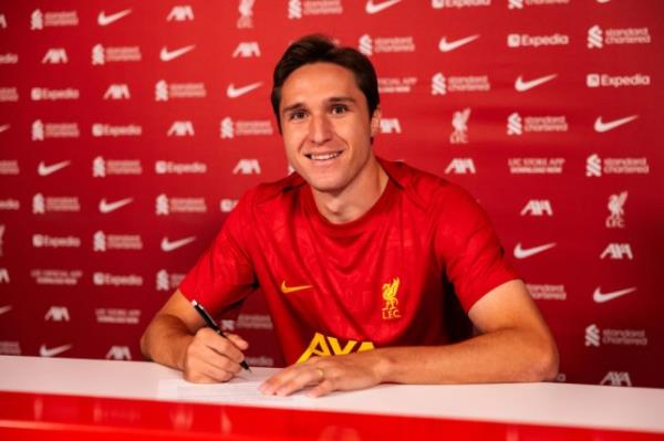 Liverpool Unveil New Signing Federico Chiesa