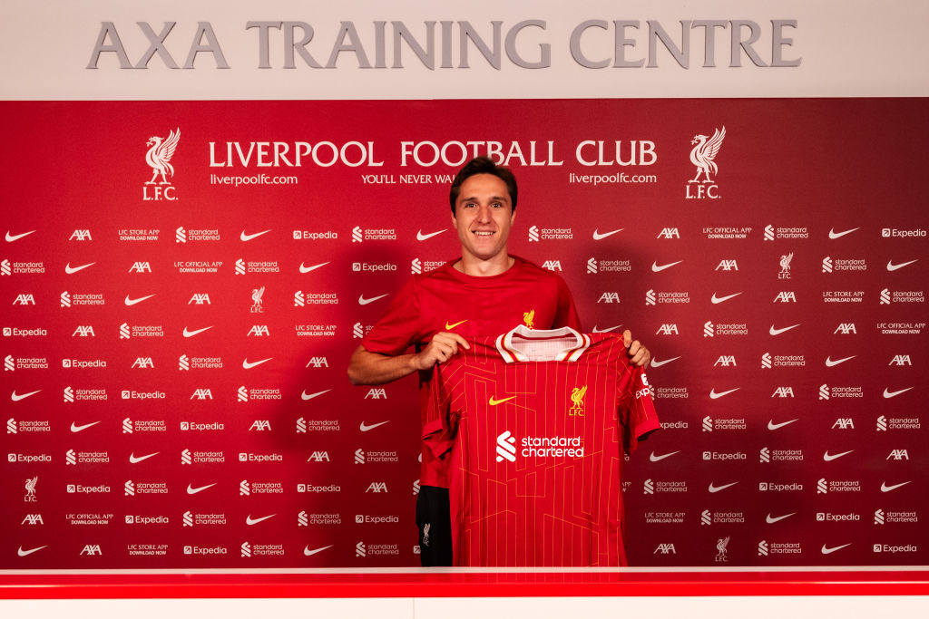 Liverpool Unveil New Signing Federico Chiesa