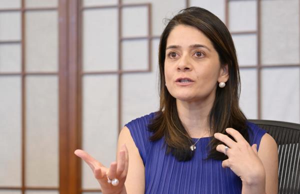 Tanuj Kapilashrami, the head of human resources at Standard Chartered Bank (Lee Sang-sub/The Korea Herald)