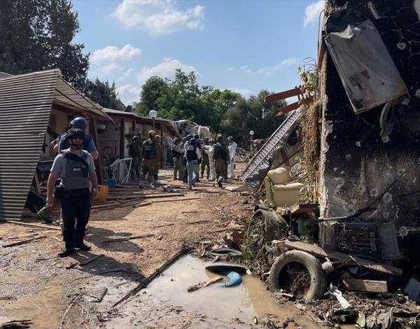Scenes of the tragedy
