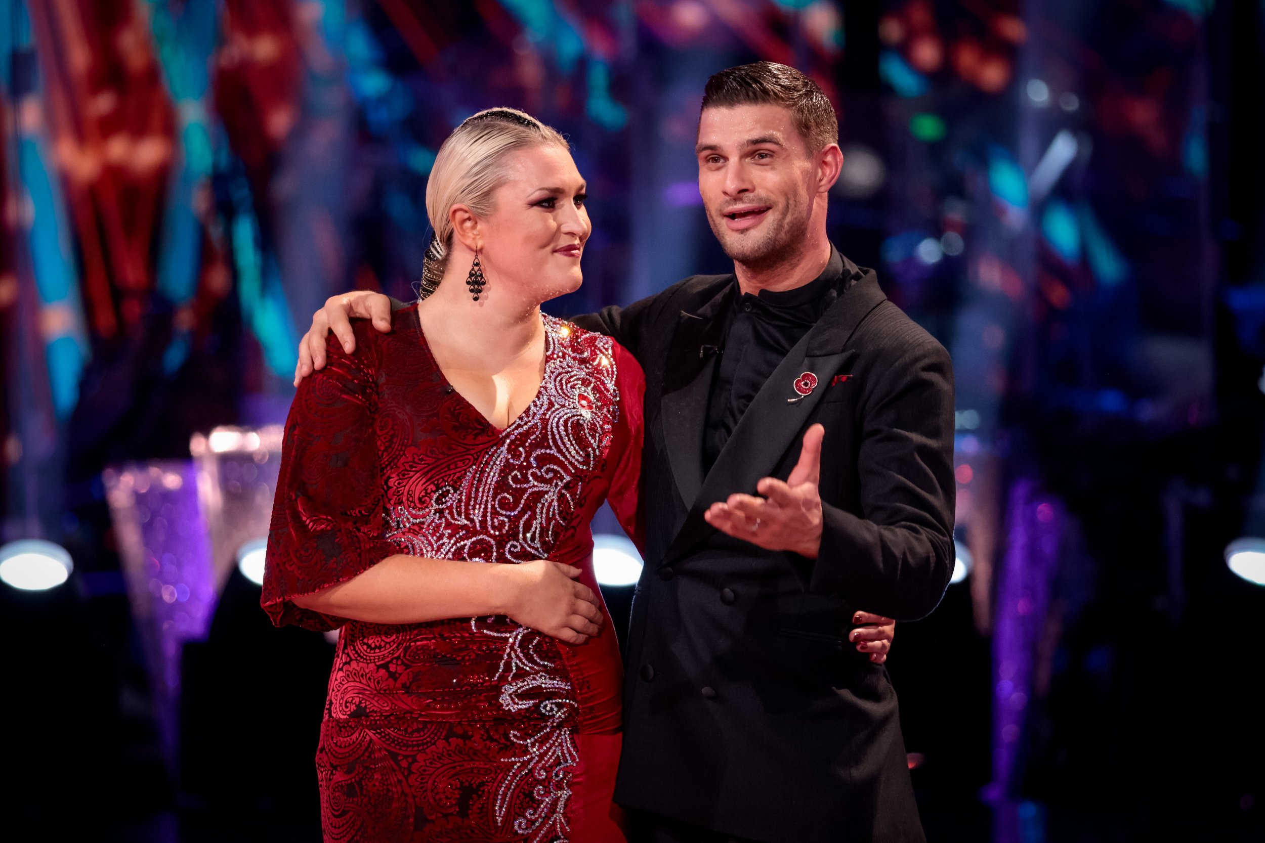 Aljaž Škorjanec and Sara Davies on Strictly Come Dancing 2021