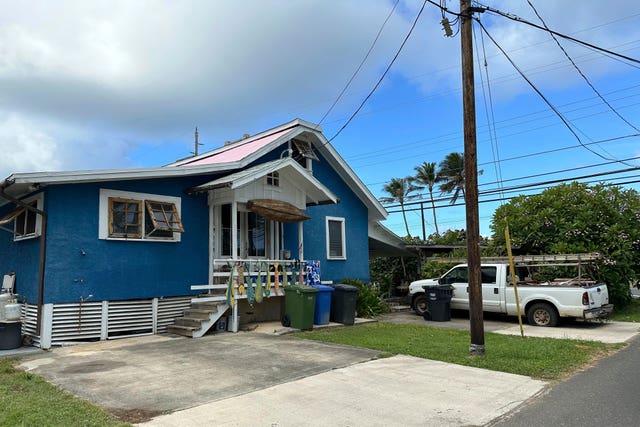 The house of Ryan Routh in Kaaawa, Hawaii